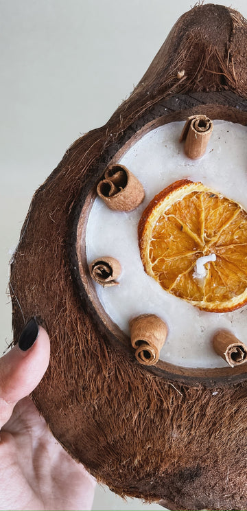 Coconut Centrepiece Candle #04
